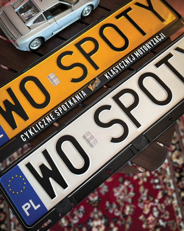 Nowe ramki tablicy rejestracyjnej Youngtimer Warsaw (komplet) - obrazek 5