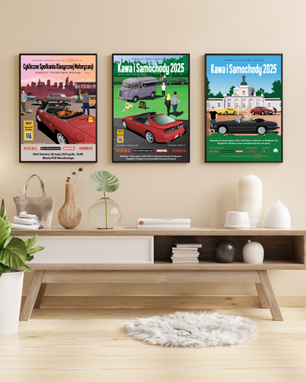 Zestaw wlepek Cykliczne Spotkania 2025 Youngtimer Warsaw - obrazek 9